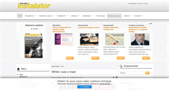 Desktop Screenshot of polskiinstalator.com.pl